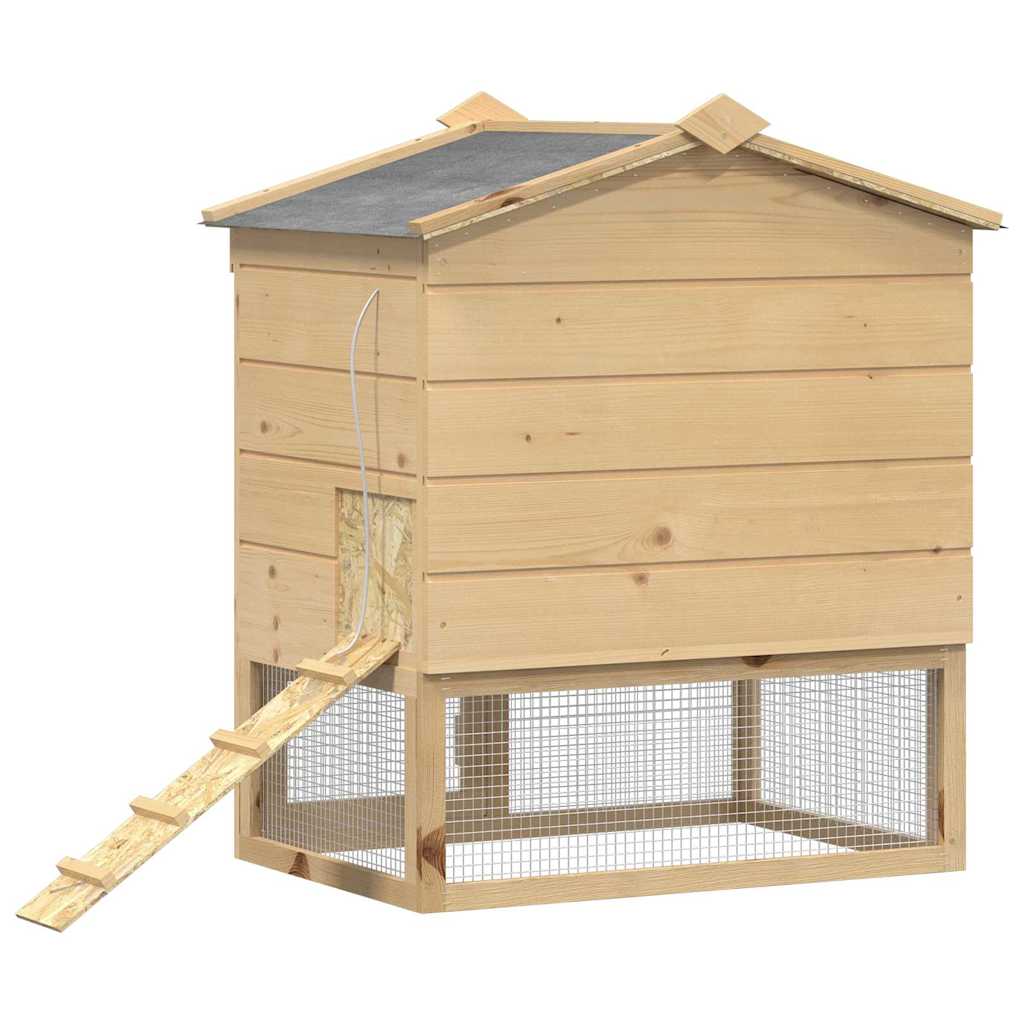 Hühnerstall Braun 75 X 59 X 60 Cm