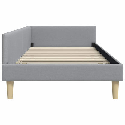 Eckbettgestell Textil Und Holzwerkstoff
