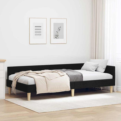 Eckbettgestell Textil Und Holzwerkstoff