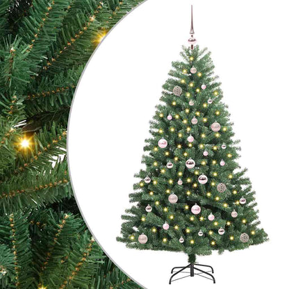 Künstlicher Klappbarer Weihnachtsbaum Mit 300 Leds