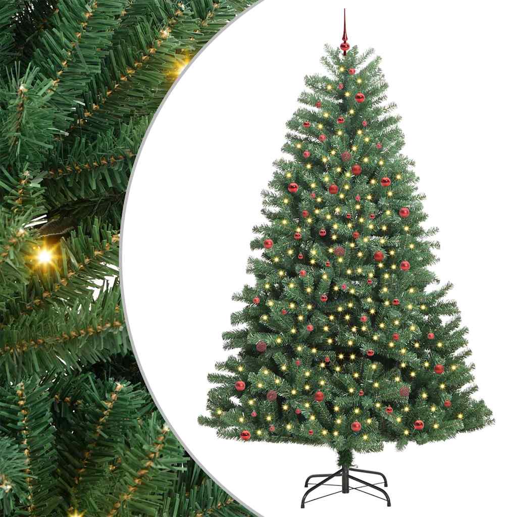 Künstlicher Klappbarer Weihnachtsbaum Mit 300 Leds