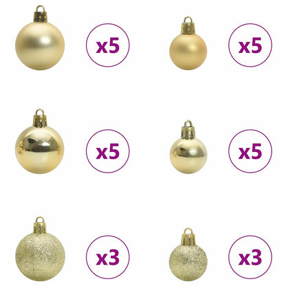 Künstlicher Klappbarer Weihnachtsbaum Mit 300 Leds