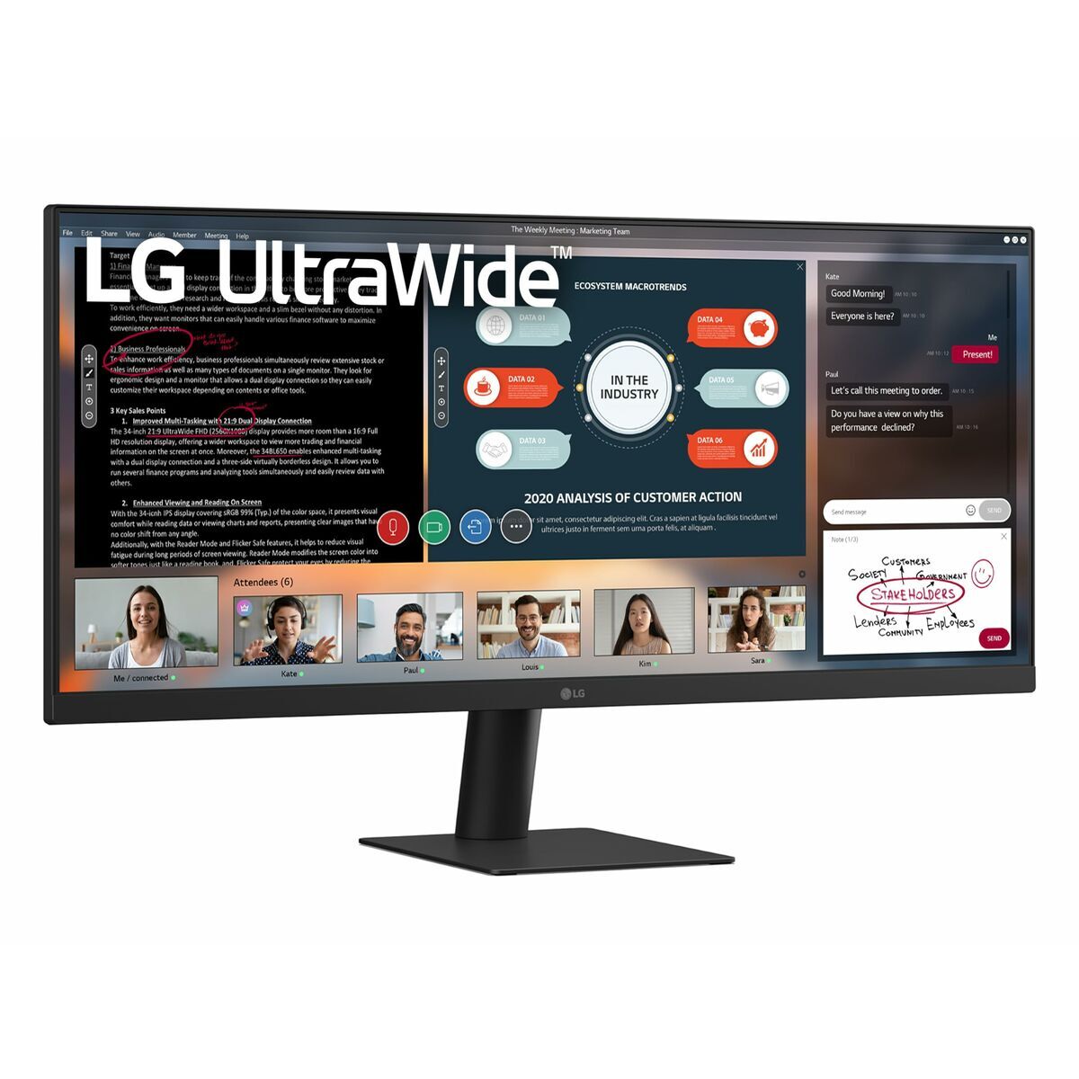 Lg Gaming-Monitor Lg 29U511A-B Wfhd 29&quot;
