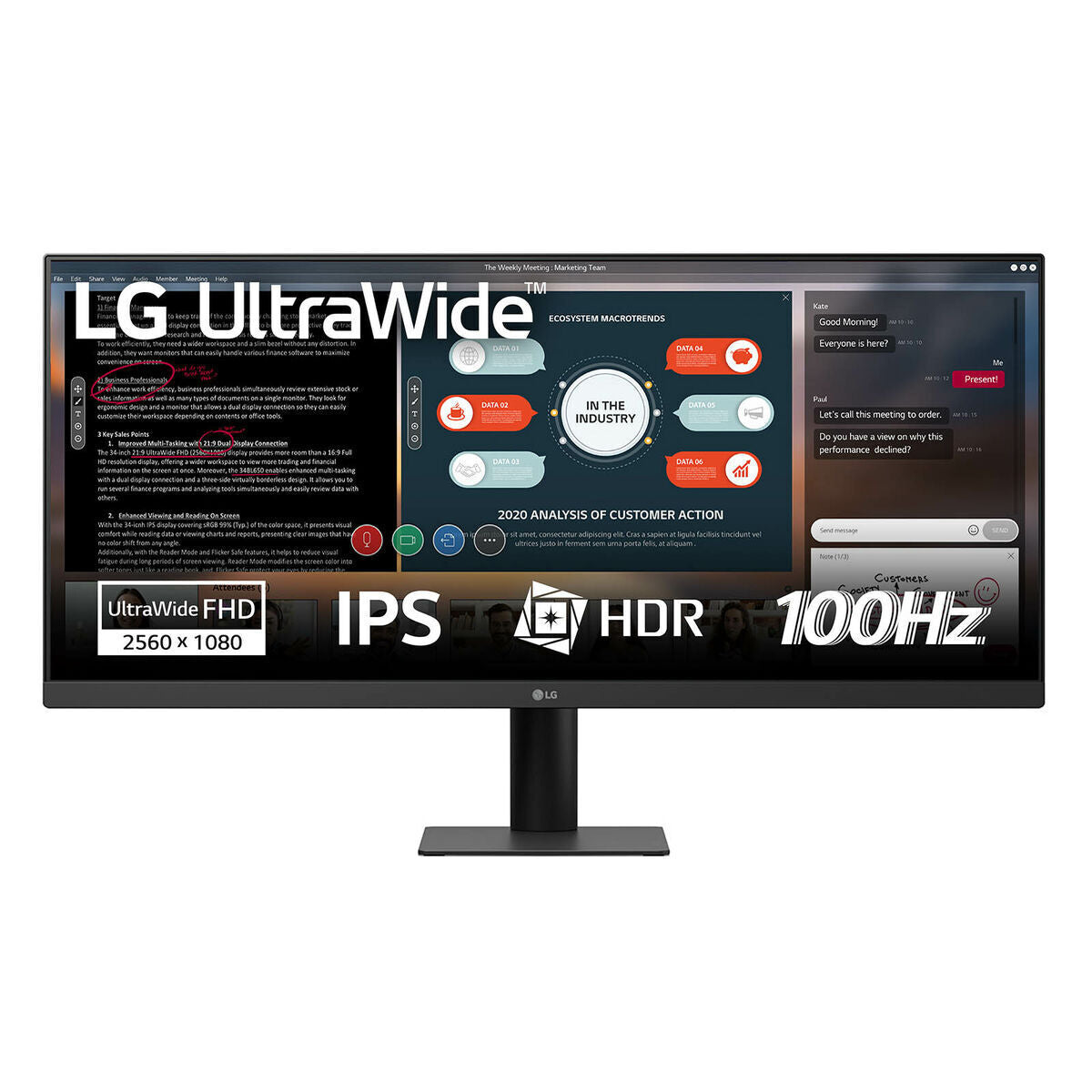 Lg Gaming-Monitor Lg 29U511A-B Wfhd 29&quot;