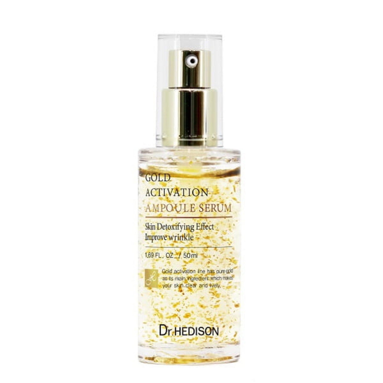 Dr. Hedison Dr. Hedison, Gold Activation, 24K Gold, Entgiftend, Serum, Für das Gesicht, 50 ml Regular