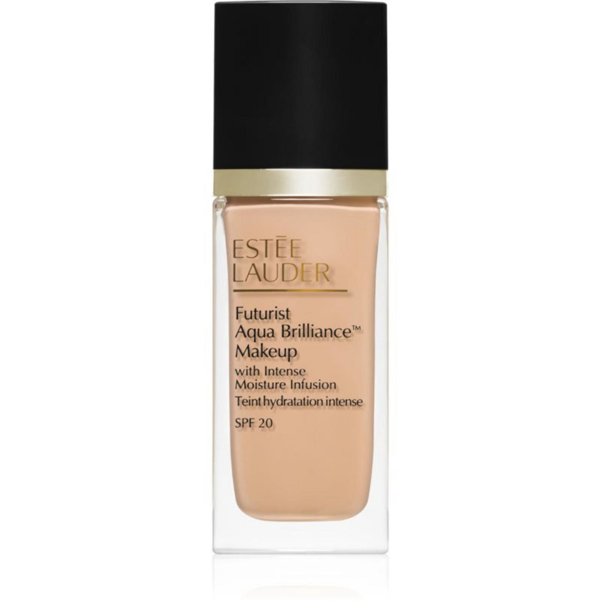 Estee Lauder Estee Lauder, Futurist Aqua Brilliance, Hydrating & Illuminating, Flüssige Grundierung, 1W1, Knochen, SPF 20, 30