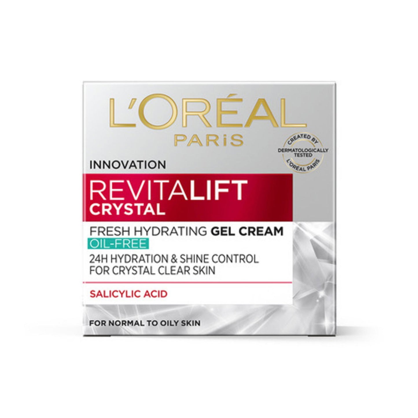 L`Oreal Paris L'Oreal Paris, Revitalift Crystal, Hydratisierend, Gel-Creme, Für Gesicht & Hals, 50 ml Regular