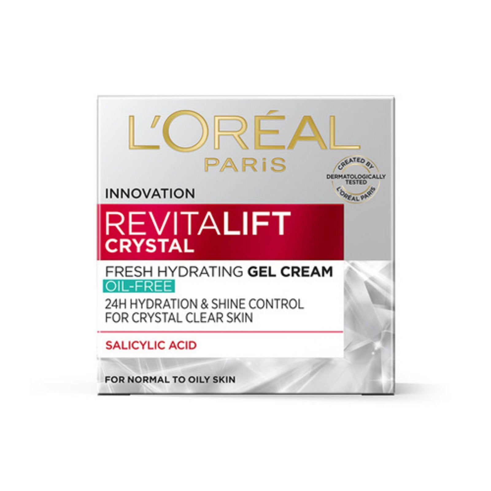 L`Oreal Paris L'Oreal Paris, Revitalift Crystal, Hydratisierend, Gel-Creme, Für Gesicht & Hals, 50 ml Regular