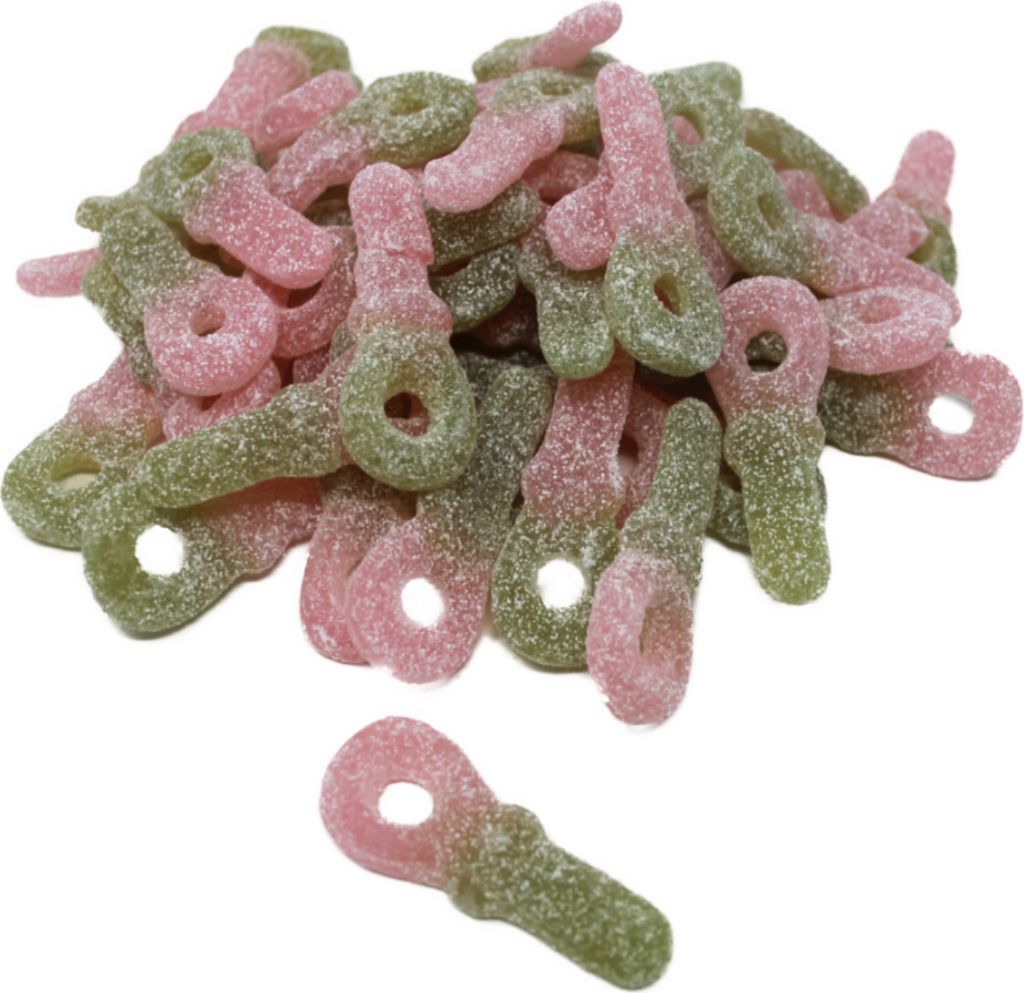 Frisia Vegane saure Fruchtgummi Wassermelonen Schnuller 100g