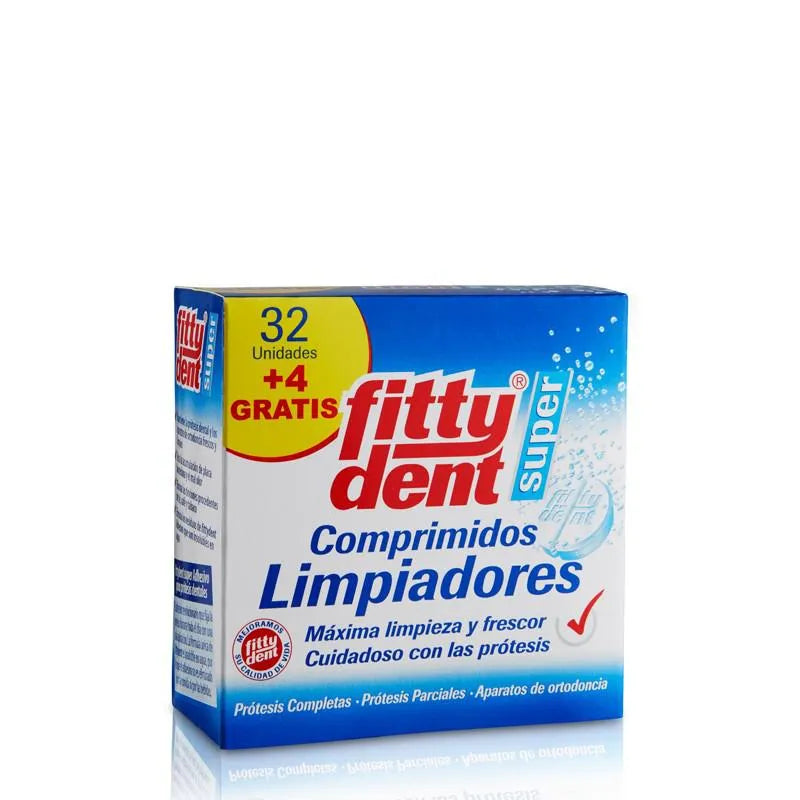 PHB PHB Fittydent superkomprimierte Reiniger 32 Tabletten zur Zahnprothesenreinigung Kosmetik