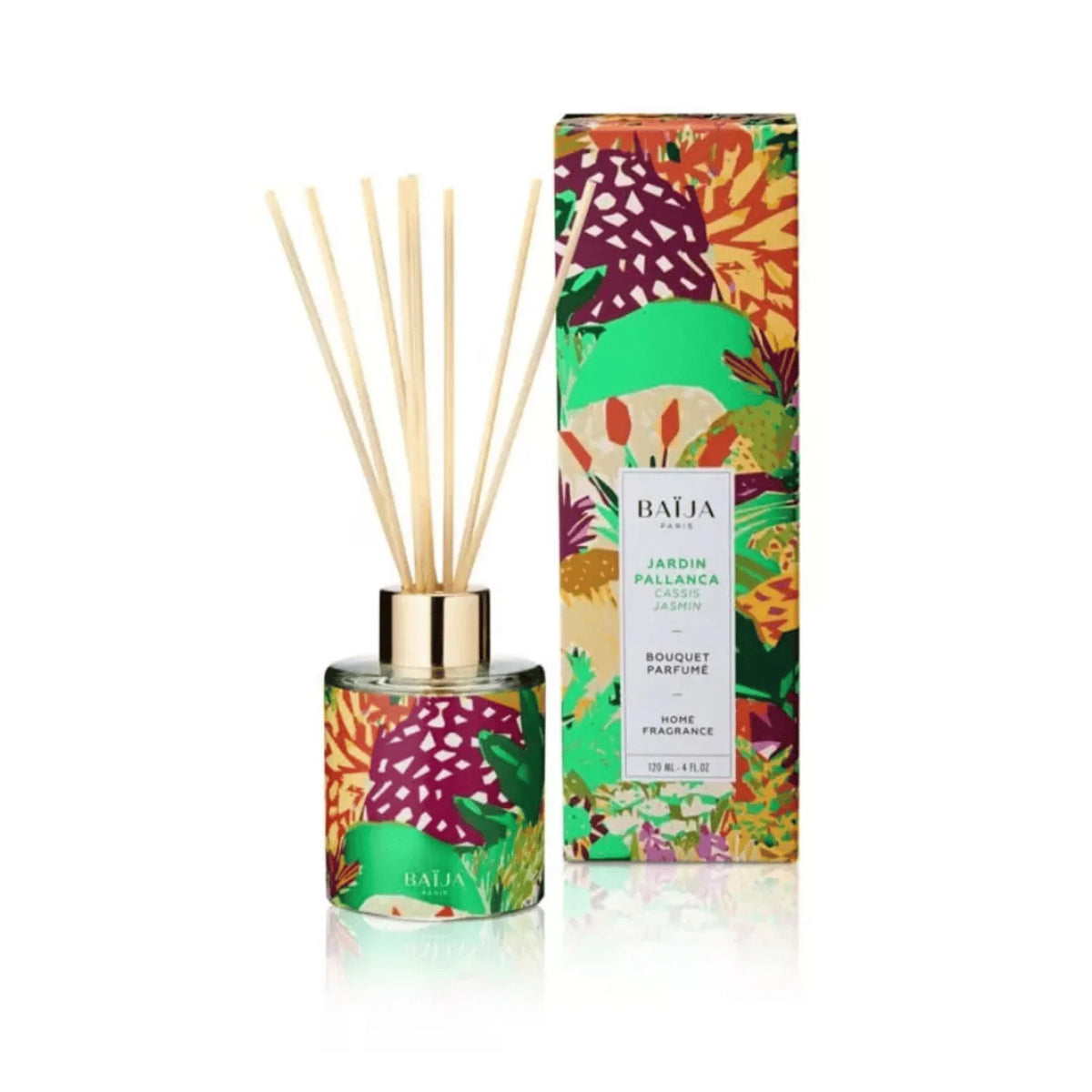 Baija Aroma-Rattanstäbchen-Diffusor Baija, Jardin Pallanca, Reed diffuser, Aroma Reed Diffuser, 120 ml Regular