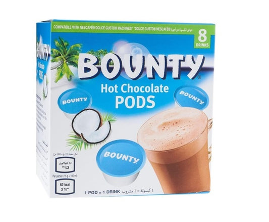 Bounty Coconut Hot Chocolate Pods Dolce Gusto