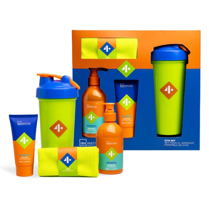 IDC INSTITUTE Men 4 Gym Set Herren Kosmetik Set für Fitness und Pflege
