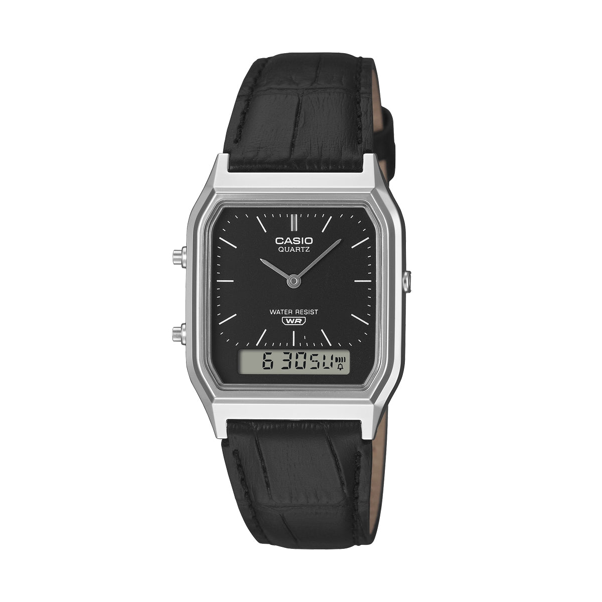 CASIO VINTAGE Mod. EDGY COLLECTION, LEATHER - BLACK ansicht-2