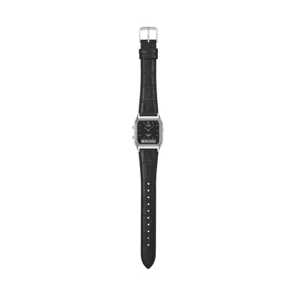 CASIO VINTAGE Mod. EDGY COLLECTION, LEATHER - BLACK ansicht-3