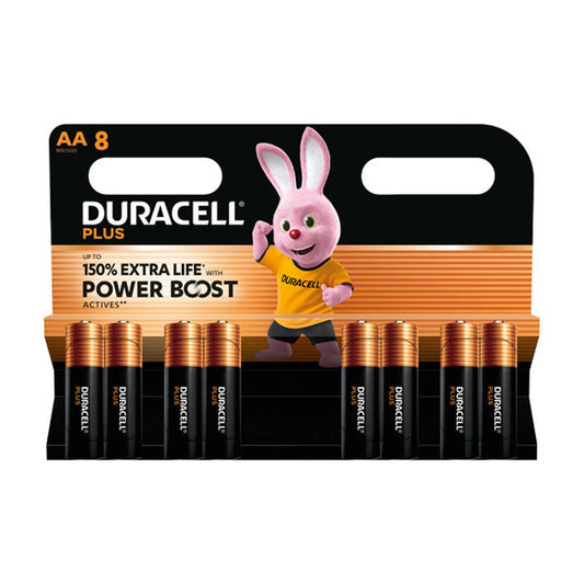 8 Duracell Plus Alkali-Mangan-Batterie DURACELL 5000394176157 1,5 V AA LR06