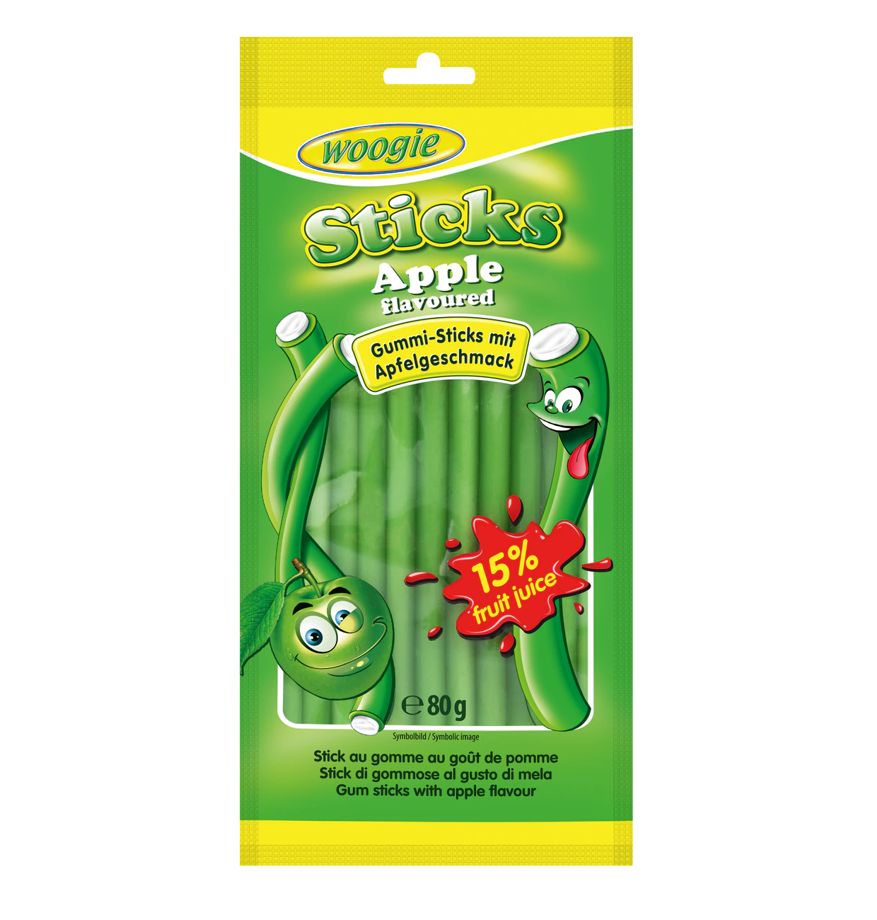 Apple Sticks mit Füllung 80g