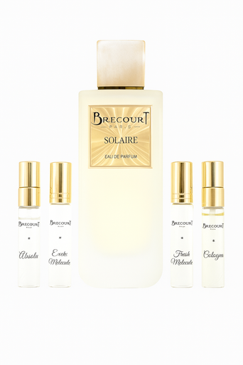 BRECOURT BRECOURT Solaire Eau de Parfum 100 ml mit 4 x 6 ml Set Parfüm