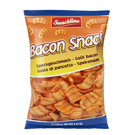 Bacon Weizensnack 125g mit rauchigem Speck-Geschmack mit grosser Suchtgefahr!