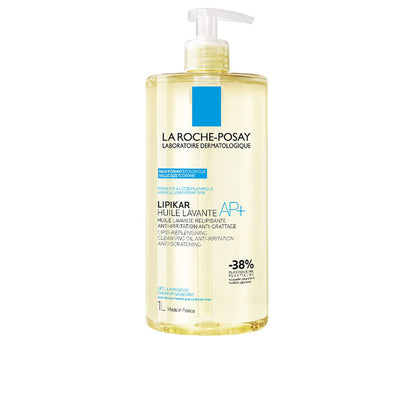 La Roche-Posay Lipikar Dusch- & Badeöl AP+ 1 L – Rückfettendes Reinigungsöl für trockene & empfindliche Haut