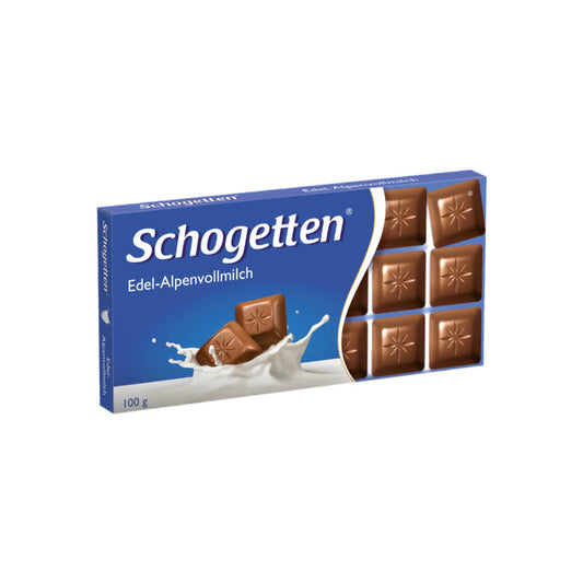 Schogetten Edel Alpenvollmilch 100g Alpenvollmilch Schokolade