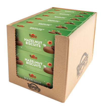Biscuits mit Haselnusscremefüllung 150g