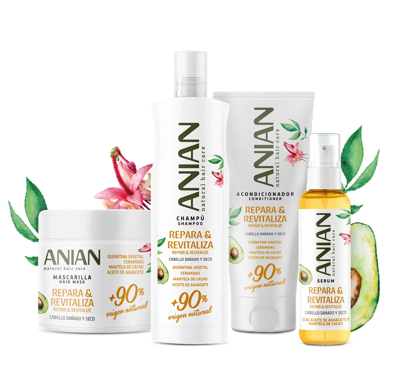 ANIAN ANIAN Repara y Revitaliza Acondicionador Queratina Vegetal 250 ml Conditioner Kosmetik