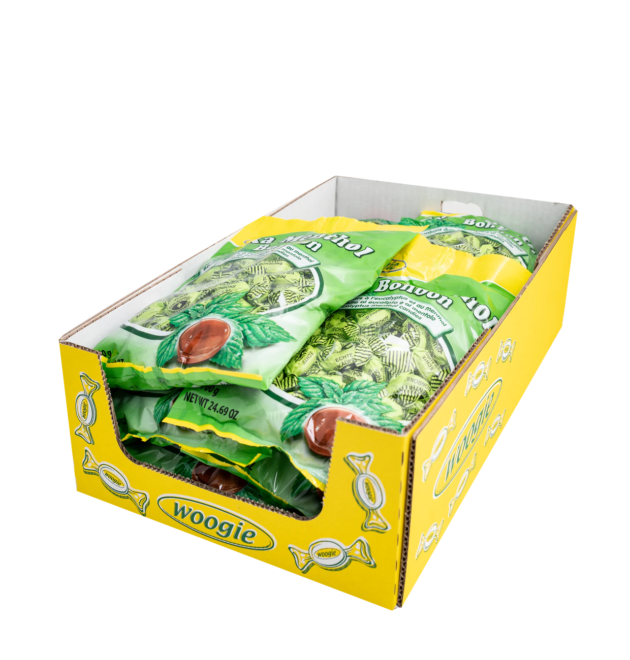 Bonbons Euka Menthol 700g Der Bonbon-Klassiker - Euka Menthol von Woogie.