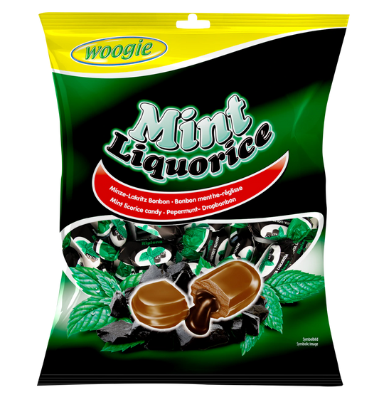 Woogi Bonbons Mint Lakritze 170g