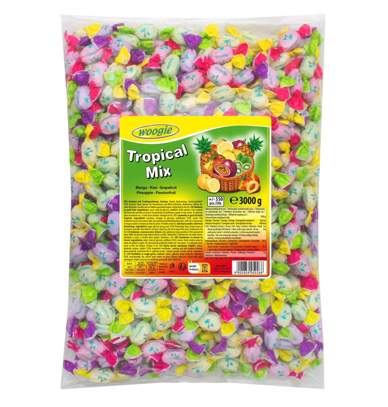 Bonbons Tropical Mix 3kg
