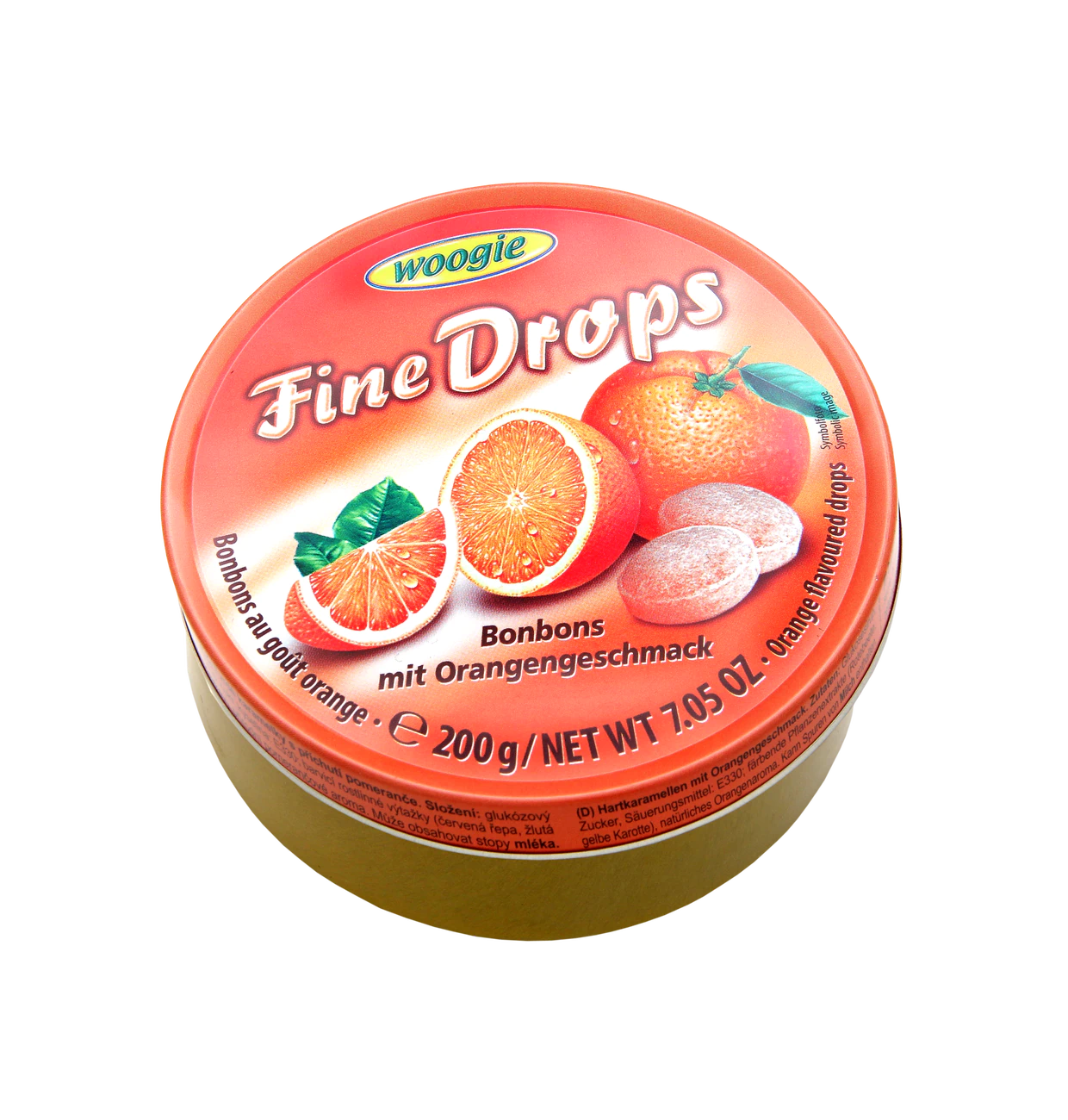 Woogie Bonbons mit Orangengeschmack 200g