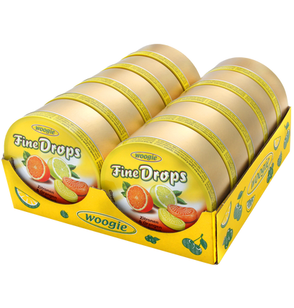 Woogie Bonbons mit Zitronen- und Orangengeschmack 175g