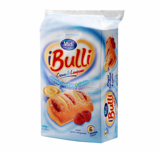 Bulli Merende Himbeere & Creme 6x50g