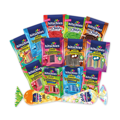 Hitschies Buntes Bündel Veganuary 100% Vegan The Best of Hitschies