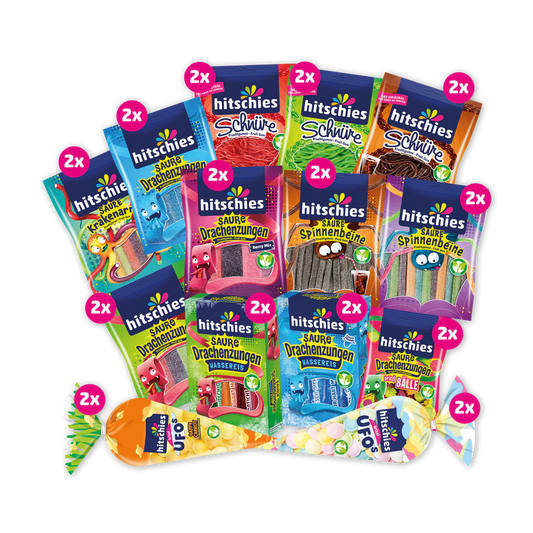 Hitschies Buntes Bündel Veganuary 100% Vegan The Best of Hitschies