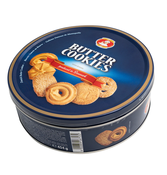 Butter Cookies 454g in Metalldose von der Pâtisserie Mathéo