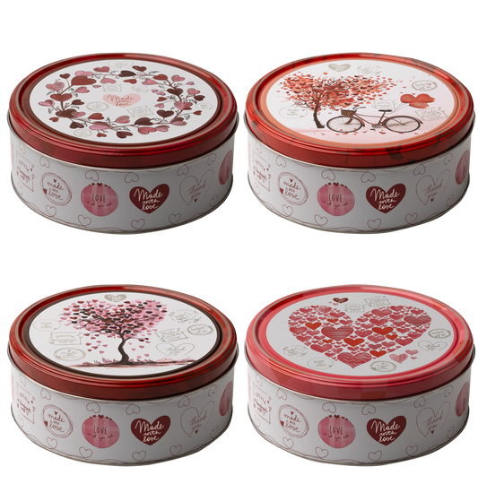 Butter Cookies "Hearts" 150g in Metalldose