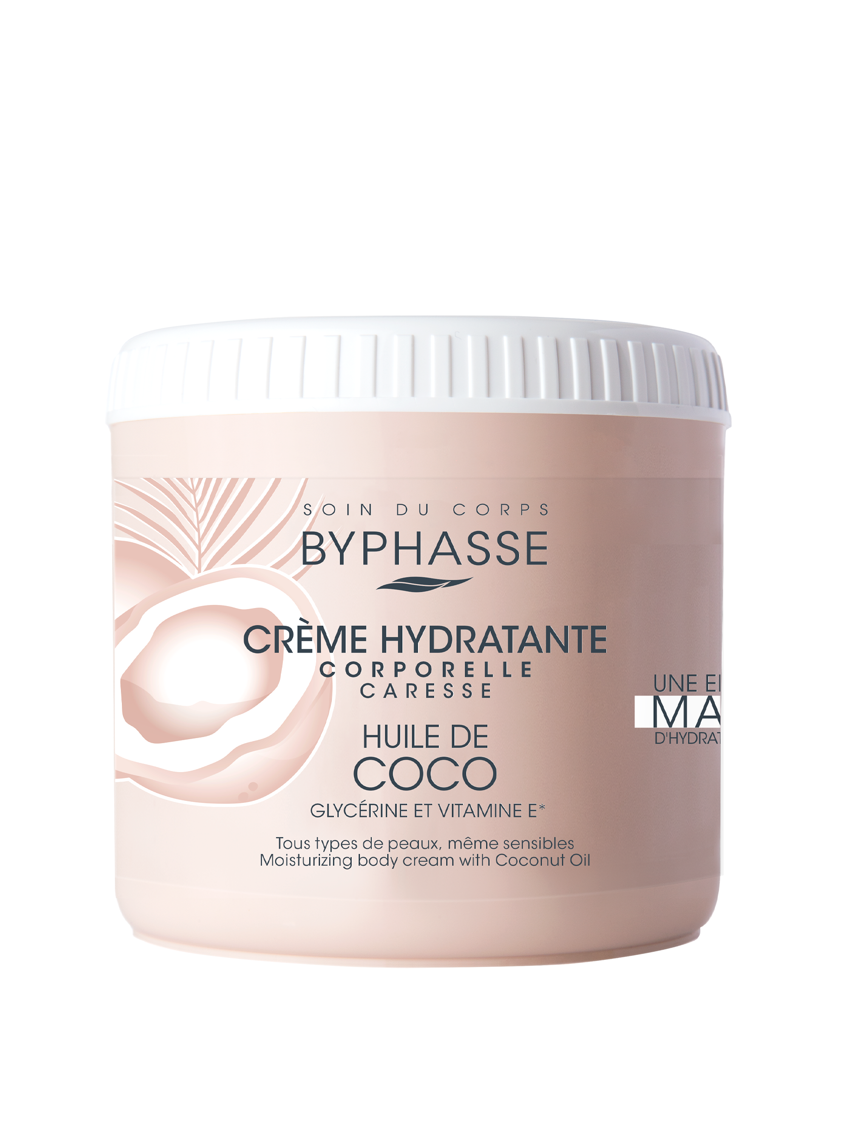 BYPHASSE BYPHASSE Körpercreme mit Kokosöl 500 ml Crema Hidratante Corporal Aceite De Coco Kosmetik