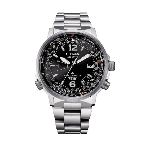 CITIZEN Mod. RADIOCONTROLLED Pilot Super Titanium