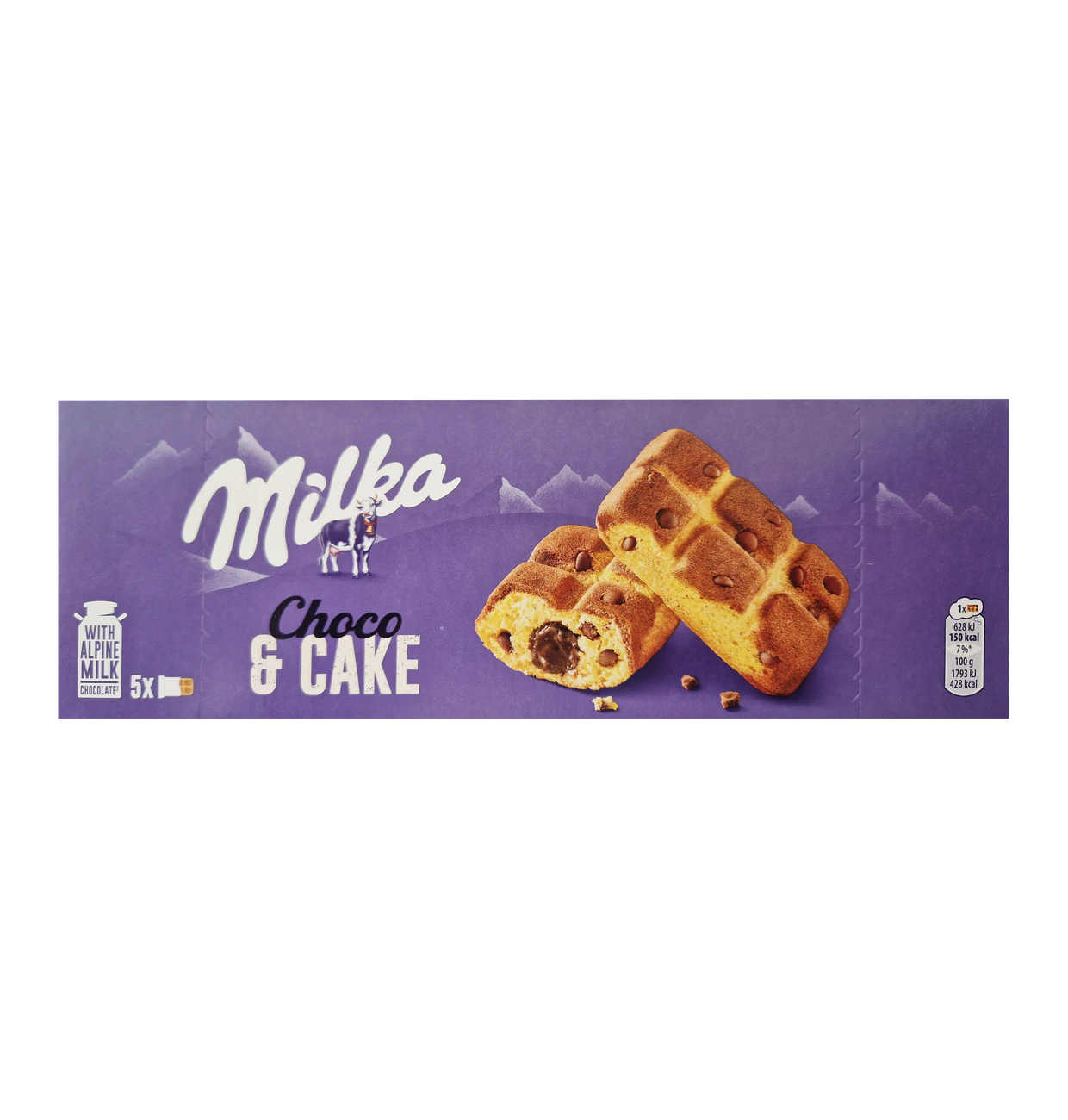 Milka Kuchen mit Cake & Choco 5x35g