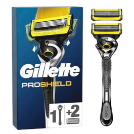 Gillette Fusion Proshield Rasierapparat mit 2 Ersatzklingen