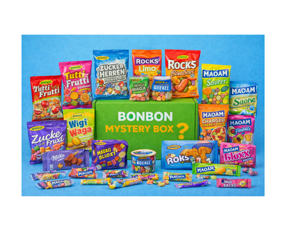 Bonbon Mystery Box mit 12 Bestsellern aus unserem Bonbon Angebot