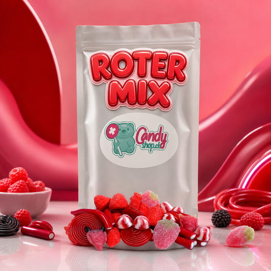 Candyshop.ch Roter Mix Sweet Bag Fruchtgummi 1 kg