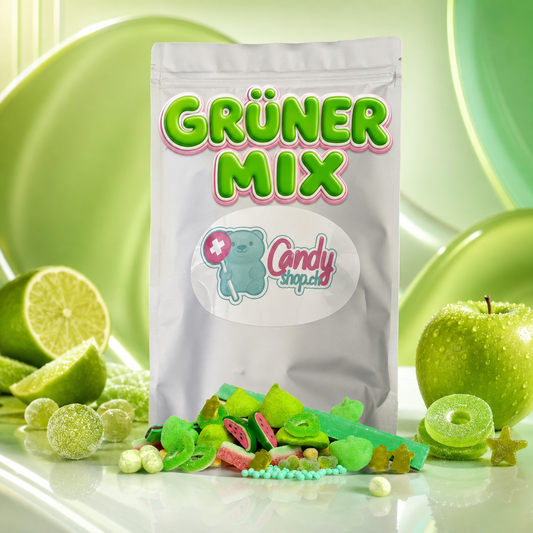Candyshop.ch Grüner Mix Sweet Bag Fruchtgummi 1 kg