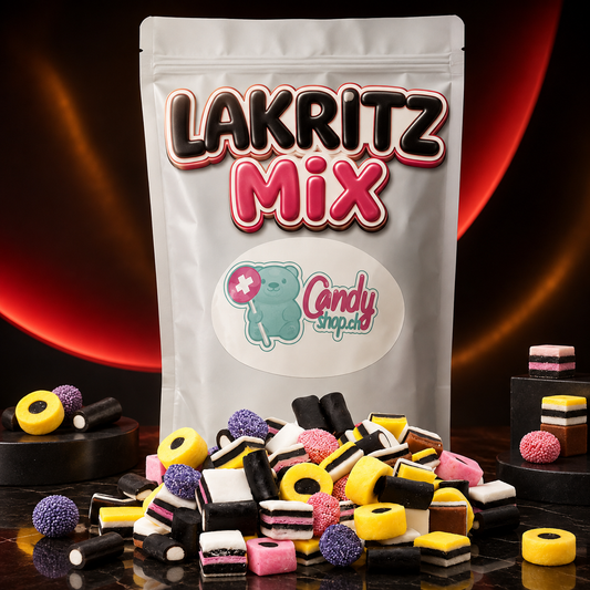 Candyshop.ch Lakritz Mix Sweet Bag 1Kg Fruchtgummi-Mix