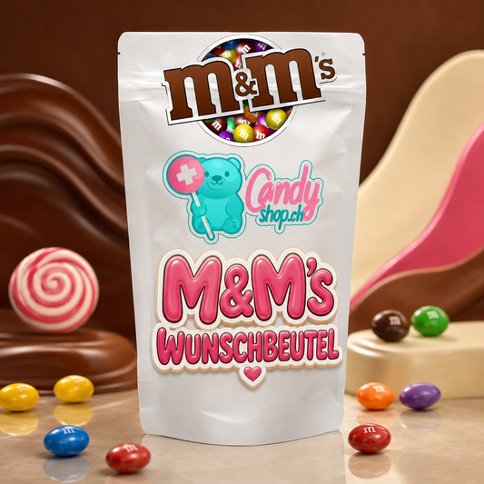 Candyshop.ch Wunsch Beutel M&M`s 1 kg Auswahlmöglichkeit