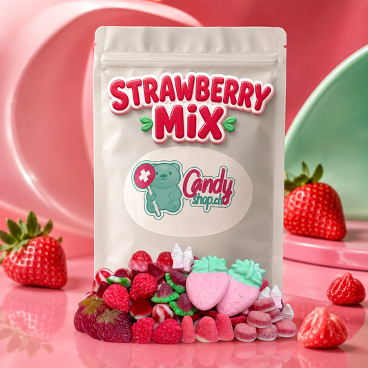 Candyshop.ch Strawberry Mix Sweet Bag Fruchtgummi 1 kg
