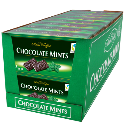 Chocolate Mints - Zartbitter Täfelchen Minze 200g