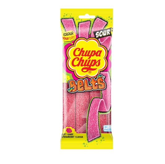 Chupa Chups Strawberry Belts 90g