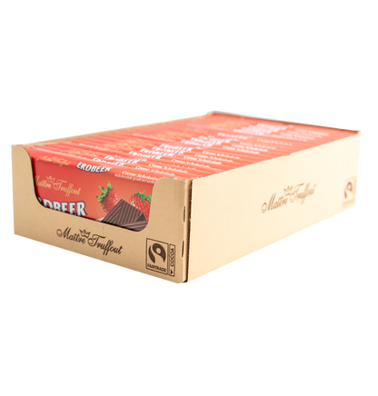 Maître Truffout Cremeschokolade Erdbeer 100g